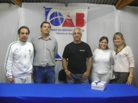 Dr. Arnaldo Guimares visitou OAB Itaqui