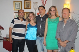 Marcelo Petrini, Leda Beheregaray, Csar Klein, Patrcia Lima e Mauro Oviedo