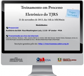 CURSO SOBRE PROCESSO ELETRONICO