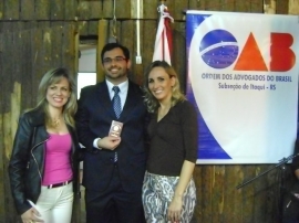 Dr. Guilherme Sachett recebe a Carteira da OAB