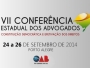 Inscries com desconto para VII Conferncia Estadual dos Advogados da OAB/RS