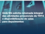 OAB/RS solicita retomada integral das atividades presenciais do TRT4 e disponibilizao de salas para depoimentos